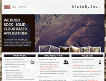 Tablet Screenshot of aisle8.net